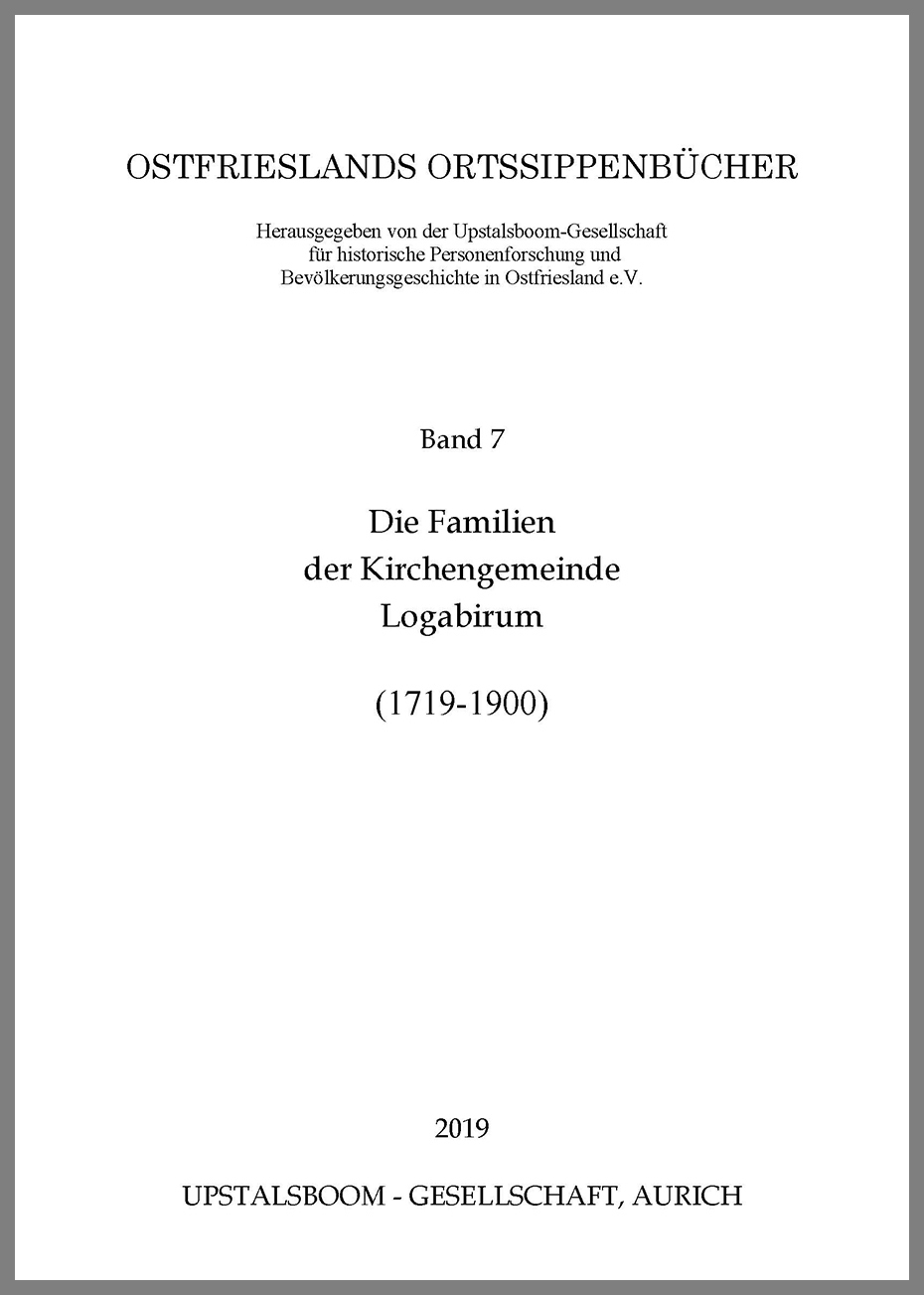Die Familien der Kirchen-gemeinde Logabirum (1719-1900)